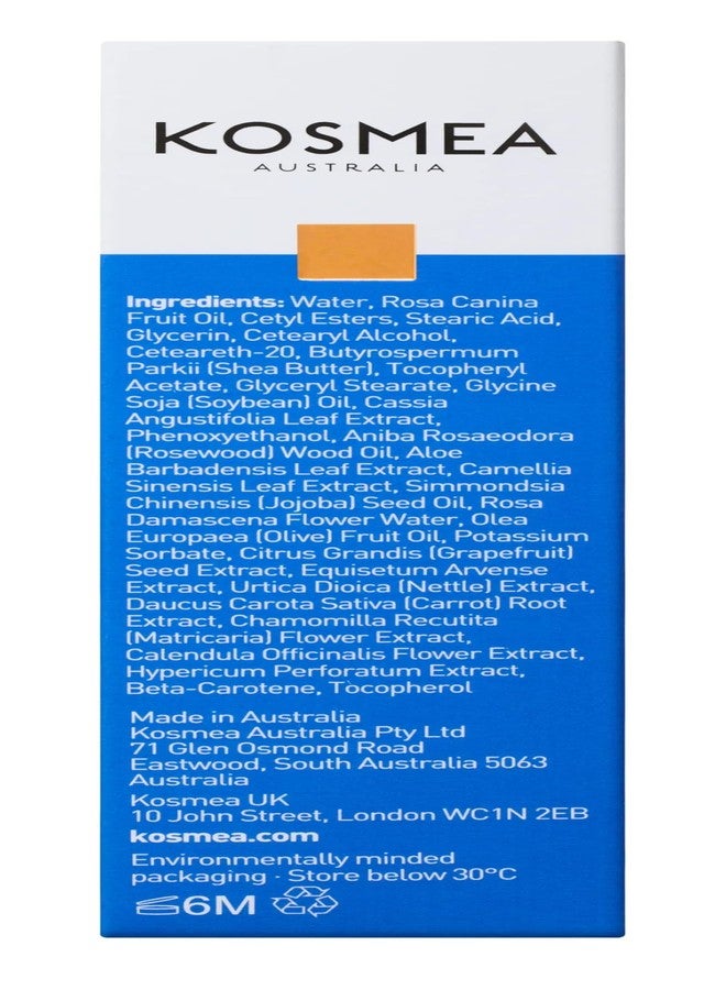 كوسميا كريم كوسميا المرطب المجدد - مرطب طبيعي للوجه مع هيالورولفت وزيت ثمر الورد العضوي المعتمد - فوائد مضادة للشيخوخة - ينعم الخطوط الدقيقة والتجاعيد - 1.7 أونصة سائلة - Image 5